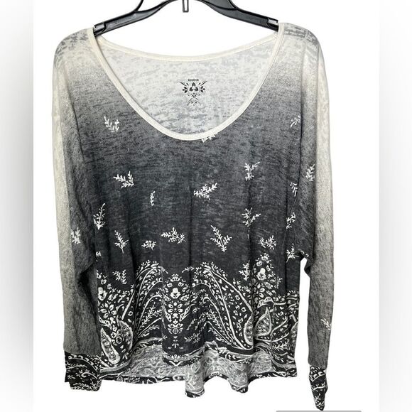 Reebok Activewear Long Sleeve Top size L oversized - Picture 2 of 8